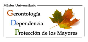 Logo Máster Universitario en Gerontología, Dependencia y Protección de los Mayores