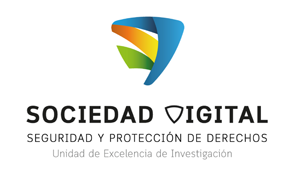 Logo Unidad de Excelencia de lnvestigación Sociedad Digital: Seguridad y Protección de Derechos