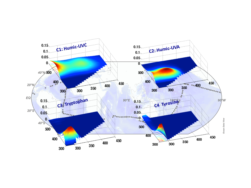 Compuestos fluorescentes del Oceano Profundo