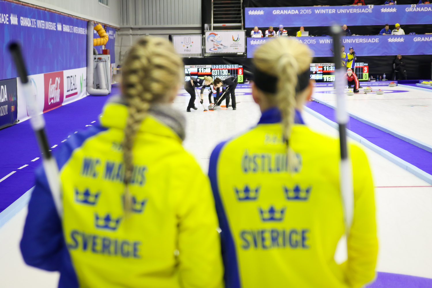 Foto 1. El equipo femenino de Suecia perdió ante Rusia