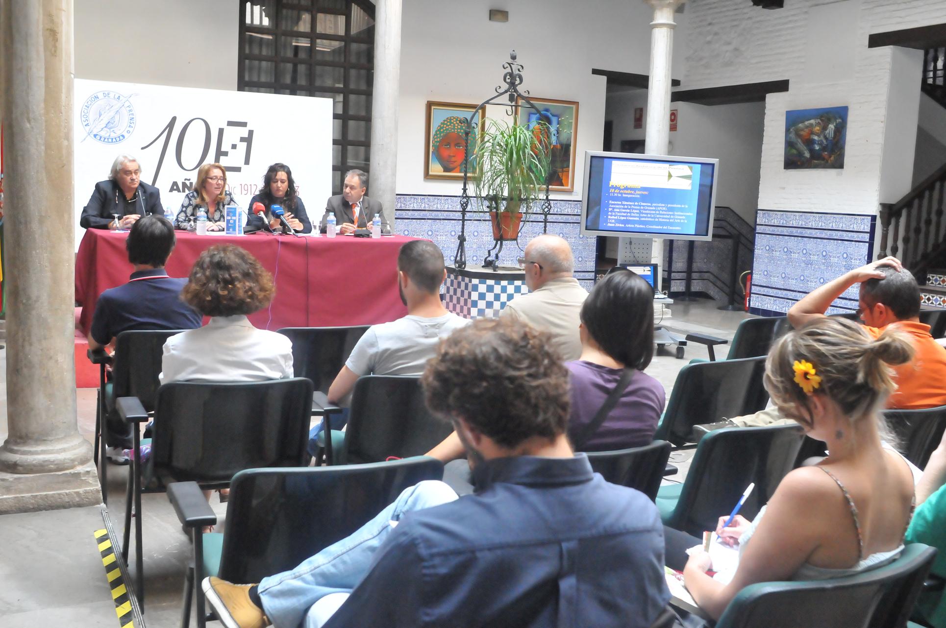 Inauguración Encuentro artistas plásticos y comunicadores