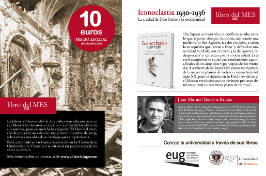 anuncio el libro del mes - Iconoclastia